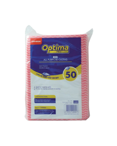 All Purpose Cloths - Pack of 50 (Red) 