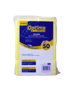 All Purpose Cloths - Pack of 50 (Yellow) 