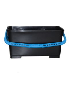 Bucket Black w/Blue Handle