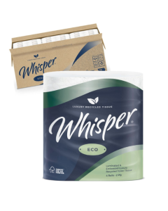 Whisper 2ply Eco Toilet Roll - 210 Sheets