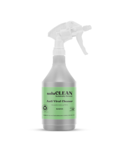 soluCLEAN Anti-Viral Cleaner Empty Trigger Spray Bottle