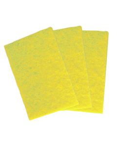 Standard Hand Scouring Pads - Pack of 10 (Yellow)