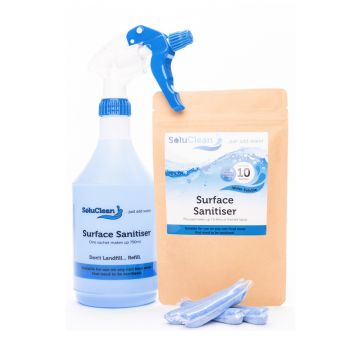 Solupak Surface Sanitiser Sachets - pack of 10